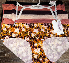 Jessica Simpson ~ Womens Hipster Underwear Panties Polyester Blend 5-Pair ~ XL - £27.58 GBP