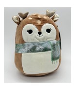 Squishmallows 2021 Christmas Holiday 9&quot; Dawn the Deer Plush Stuffed Animal - £14.54 GBP