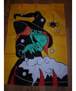 Halloween Witch Garden Flag - £15.97 GBP