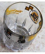 Large Whisky Clear Glass with Black and Yellow Brands White label Ballan... - £24.97 GBP