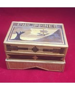 Small Handmade Box From The Philippines With Boat And Tree - $9.39 CAD