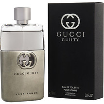 Gucci Guilty Pour Homme By Gucci Edt Spray 3 Oz (New Packaging) - £78.96 GBP