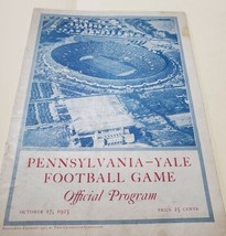 FOOTBALL Pennsylvania vs. Yale GAME Official Program October, 17 1925 - £46.70 GBP