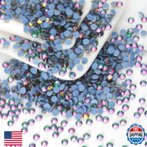 10000PCS Green Volcano Hotfix Rhinestones Bulk, Glass Crystal Hot Fix Rh... - $68.90