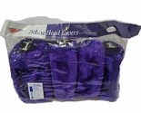 Gold Club Head Covers Purple Plush Golf Life Deluxe Fur Knit Lot Of 4 Ne... - $19.75
