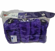 Gold Club Head Covers Purple Plush Golf Life Deluxe Fur Knit Lot Of 4 Ne... - £15.49 GBP