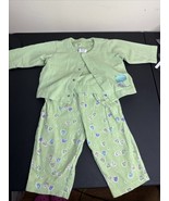 Vintage 2001 Carter’s Frog Rain Baby Outfit 2pc 9–12M EMU NAMAE Open Bottom - $42.62 CAD