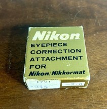 Nikon -2.0 Eyepiece Correction Attachment For Nikon Nikkormat Box Vintag... - $34.99