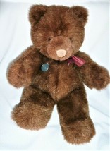 Gund Collectors Classic Bear Plush limited edition brown ribbon 16&quot; 1983... - £116.95 GBP