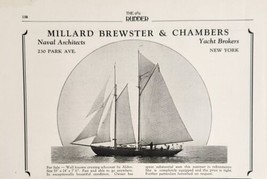 1929 Print Ad Alden Cruiser Schooner Sail Boats Millard Brewster &amp; Chambers NYC - £11.16 GBP