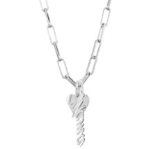 Eklexic Women's Mara Charm Necklace Silver - €109,11 EUR