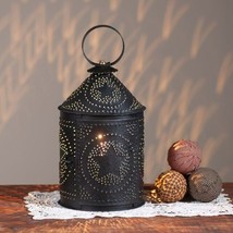 Star Lantern in Textured Black Metal image 2