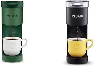 Keurig K-Mini Single Serve Coffee Maker, Evergreen &amp; K-Mini Single Serve... - £260.86 GBP