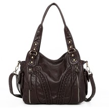 Female Fashion Soft  Bag Concealed Carry Waterproof Purses Crossbody Bags Handba - £81.66 GBP