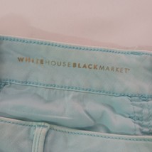 White House Black Market Crop Jeans Women’s Size 10P The Skinny Green Stretch image 4