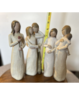 Exclusive Offer-4 Demadeco Willow Tree Figurines -Love and Family | Limited - £55.57 GBP