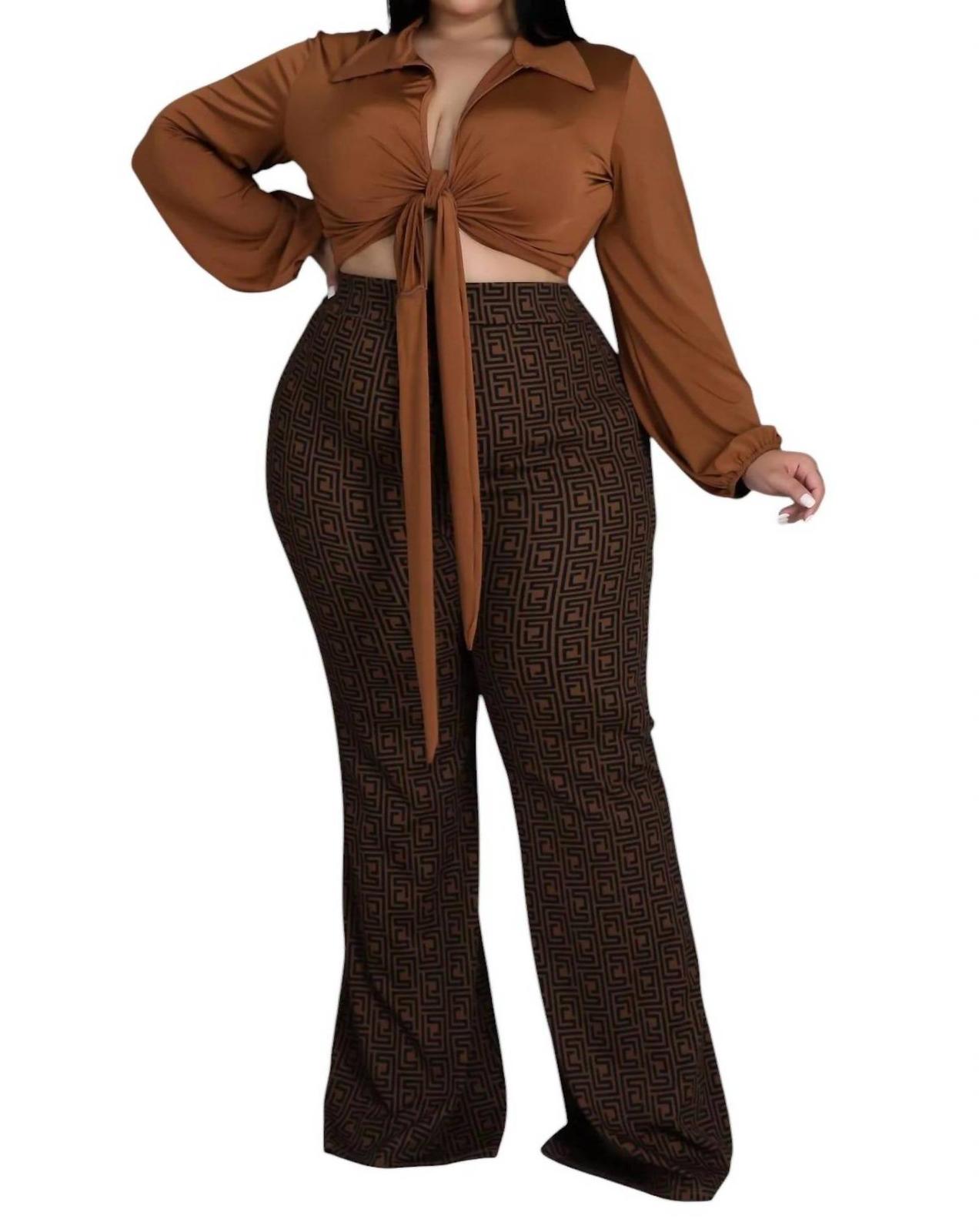 Good Time Usa Top And Pant Set Size 3X - $56.43