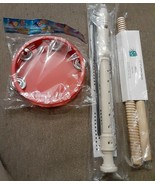 LOT OF MUSICAL INSTRUMENTS RHYTHM STICKS, TAMBOURINE, RECORDER FLUTE - K12 - $16.29 CAD