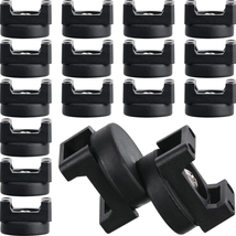 15 Pieces Magnetic Cable Zip Tie Base Black Wire Cable Holder Multipurpo... - £31.62 GBP