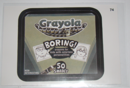 2015 Topps Wacky Packages &quot;Grayola&quot; Card# 84 - $95.18 MXN