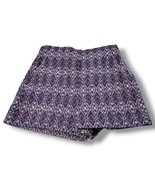 Zara Shorts Size Small W27&quot;xL3&quot; Knit Embroidery Style Geometric Pattern ... - £25.65 GBP