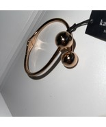 Kate Spade New York Golden Girl Rosegold Tone Bypass Balls bracelet NEW - $165.33 CAD
