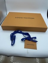 Authentic Louis Vuitton Magnetic Empty Box 16” x 11.25” x 2.25&quot; + Extras! - £29.44 GBP