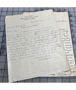 Vintage Letters 1918 Guthrie Oklahoma Signed F.W. Hewit Land Sale - $371.28 MXN