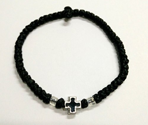 Handmade Christian Orthodox Komboskoini, Prayer Rope 33 Knots Black - 5607