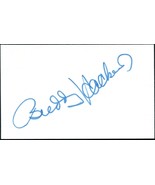 BUDDY HACKETT SIGNED 3X5 INDEX CARD THE MUSIC MAN IT&#39;S A MAD WORLD THE L... - £30.81 GBP