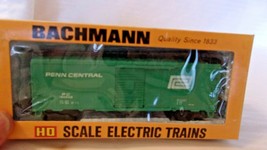 HO Scale Bachmann 41' Box Car, Penn Central, Green, #160502 BNOS - $21.38