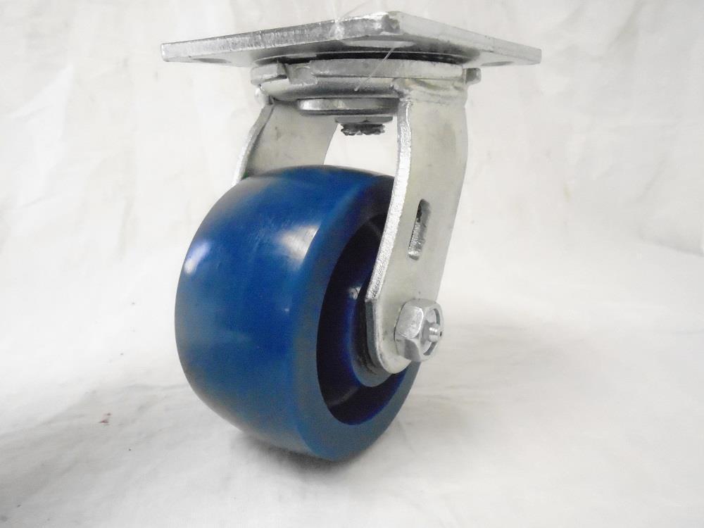 4&quot; x 2&quot; Swivel Caster Solid Polyurethane Elastomer Wheel 750 lbs Each To... - $15.44