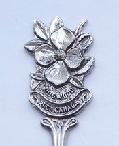 Collector Souvenir Spoon Canada BC Victoria Dogwood Flower Emblem - £8.00 GBP
