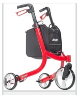 Drive Medical Nitro 3 Wheel Ultra Lightweight Rollator Walker in Red - $3,185.47 MXN