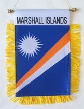 Marshall Islands Window Hanging Flag - $3.30