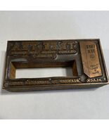 Vintage Printing Block Tree Tea Orange Pekoe &amp; Pekoe Blended to America’... - $271.86 MXN