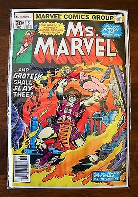 Primary image for Ms. Marvel #6 (Jun 1977, Marvel) Comics, Jim Mooney, Joe Sinnott-Vintage-Old-Vtg