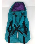 The First Years Baby Carrier Backpack Stroller Carset Cover Green Purple Lined  - £15.63 GBP