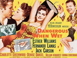 Dangerous When Wet - 1953 - Movie Poster - $32.99