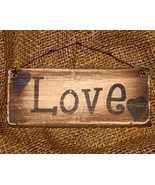 Wooden Love Sign Country Home Decor - £4.78 GBP