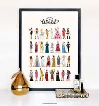 Who Run the World Poster, The Future is Female Print, Women Empowerment Gift for - £11.79 GBP