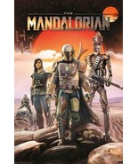 Star Wars THE MANDALORIAN Group POSTER NEW 22X34  - $20.37 CAD