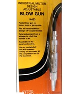 Industrial Milton Adjustable Blow Gun 1/4&quot; coupler Knurled 30 150 psi FR... - £14.05 GBP
