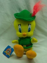 Looney Tunes Tweety Bird As Peter Pan Or Robin Hood 10&quot; Plush Stuffed Animal Toy - £15.57 GBP