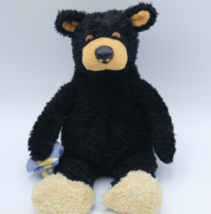 Bearfoots Bear Plush Lil Joe Slippers Blanket 1996 Black Teddy Big Sky Carvers - £54.60 GBP
