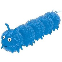 Aasha&#39;s Blue Stretchy Squeezable Stress Toy - Caterpillar ~Tactile~Fidge... - £13.51 GBP