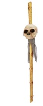 Halloween Prop Skull Bamboo Stakes 30 Inch - Decorations (sh - £101.36 GBP