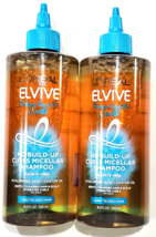 2 L'oreal Paris Elvive Dream Lengths Curls Micellar Shampoo No Build Up 16.9 Oz. - $39.99