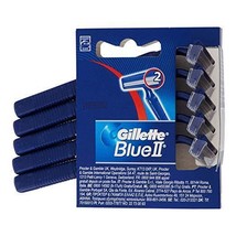 The classic twin blade Gillette Blue II Disposable Razors 5 - £5.57 GBP