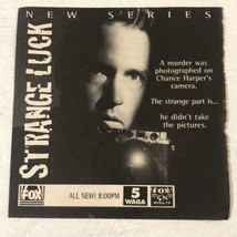 Strange Luck Vintage Print Ad DB Sweeney TPA19 - $9.66 CAD